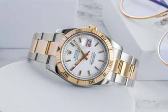 Thumbnail von Rolex Datejust Turn-O-Graph Turn-O-Graph Stahl / Gold Automatik Herrenuhr Ref. 116263 Papers