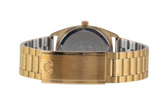 Thumbnail von Omega Seamaster Messing vergoldet Quarz Herrenuhr 196.186 396.0910 Vintage