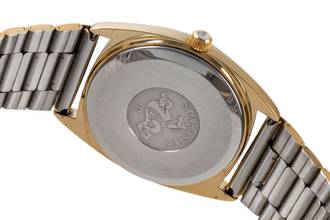 Thumbnail von Omega Seamaster Messing vergoldet Quarz Herrenuhr 196.186 396.0910 Vintage