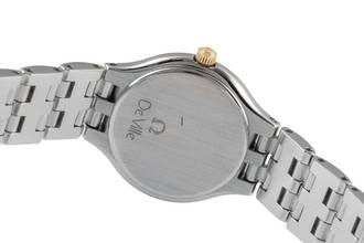 Thumbnail von Omega De Ville Symbol Stahl/Gold Damenuhr Ref. 795.0901 Box & Papiere 1993