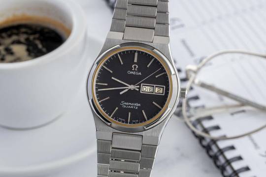  Omega Seamaster Stahl Quarz Vintage Klassiker Ref. 196.0131 396.0871 Vintage 