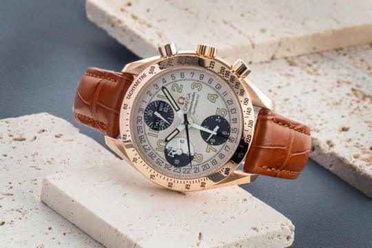  Omega Speedmaster Day Date Chronograph 18k Roségold 175.0084 Papiere 1999 