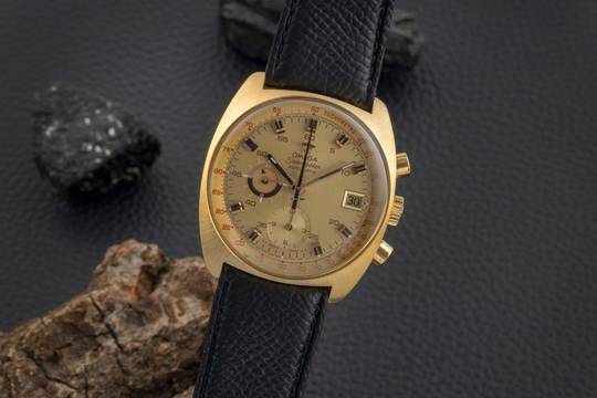  Omega Seamaster Chronograph vergoldet Automatik Herrenuhr Ref. 176.0007 Vintage 