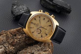 Thumbnail von Omega Seamaster Chronograph vergoldet Automatik Herrenuhr Ref. 176.0007 Vintage
