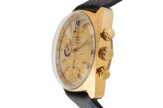 Thumbnail von Omega Seamaster Chronograph vergoldet Automatik Herrenuhr Ref. 176.0007 Vintage