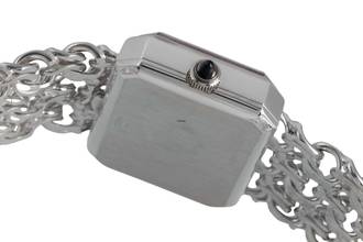 Thumbnail von Omega De Ville Jeux d´Argent Silber Handaufzug Damenuhr Ref. 8272 Vintage