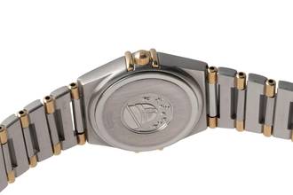 Thumbnail von Omega Constellation Ladies Honeycomb Dial Steel / Gold Quartz Women's Watch Ref. 1262.30.00