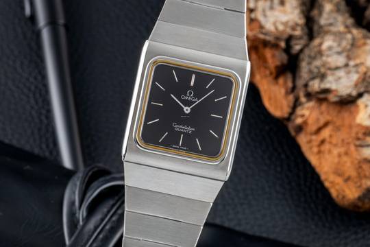  Omega Constellation Quartz Stahl Quarz Herrenuhr Ref. 395.0800 Klassiker Vintage 