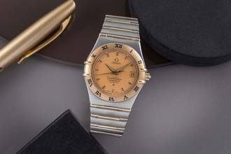 Thumbnail von Omega Constellation Steel / Gold Automatic Men's Watch Ref. 1302.10.00 368.1201