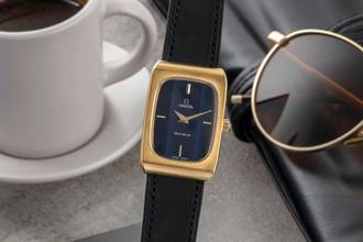Omega Genève Navy Holo Dial gold-plated manual winding Ref. 511.0469 classic