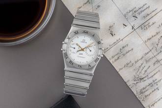 Omega Constellation Day-Date Steel Quartz Men's Watch 396.1070.1 396.1080.1