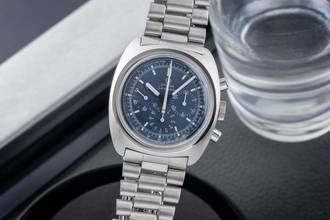 Omega Seamaster Vintage Chronograph Manual Wind Stainless Steel Men's Watch Ref. 145.029