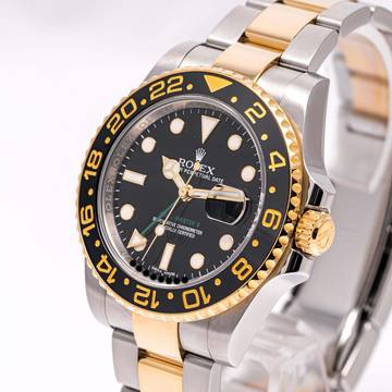  Rolex GMT-Master II Steel Gold – 116713LN – like NEW – 01/2015 Full Set 