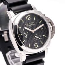 Thumbnail von Panerai Luminor 1950 3 Days Gmt Power Reserve 42 – PAM 00537 – like NEW – 06/2021 Full Set