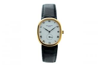 Thumbnail von Patek Philippe Ellipse d'Or Unpolished - Yellow Gold - Box+Papers - Original Hang Tag - 3978