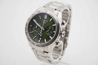 Thumbnail von TAG Heuer Carrera Calibre Heuer 02 Chronograph 44mm Green Dial Fullset aus 2024