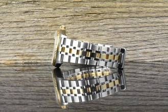 Thumbnail von Tudor Prince Date NOS / UNGETRAGEN 74033 Rare Gold Diamond Dial - B&P 2008