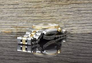 Thumbnail von Tudor Prince Date NOS / UNGETRAGEN 74033 Rare Gold Diamond Dial - B&P 2008