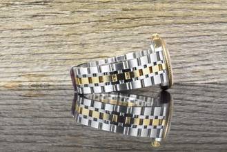 Thumbnail von Tudor Prince Date NOS / UNGETRAGEN 74033 Rare Gold Diamond Dial - B&P 2008