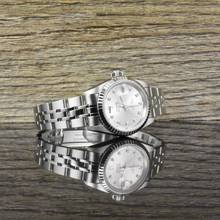 Thumbnail von Tudor Prince Date Princess Date NOS / UNGETRAGEN 92414 Silver Diamond Dial / Weißgold B&P