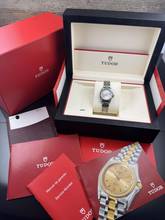 Thumbnail von Tudor Prince Date Princess Date NOS / UNGETRAGEN 92414 Silver Diamond Dial / Weißgold B&P