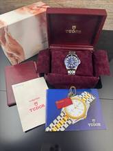 Thumbnail von Tudor Submariner Date 75190 - unpoliert - Blue Tritium - B&P 2001 Vintage