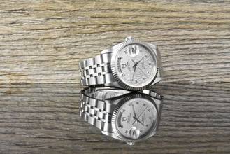 Thumbnail von Tudor Prince Date Day 76214 Linen Diamond Dial Stahl Weißgold - Full Set 2013