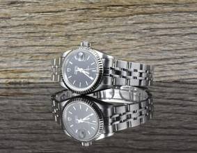 Thumbnail von Tudor Princess 92414 Stahl & Weißgold Automatic - unpoliert - Black Dial