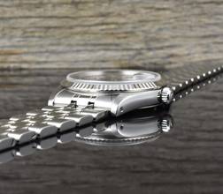 Thumbnail von Tudor Prince Date 74034 Stahl & Weißgold Black Arabic Dial - Automatic