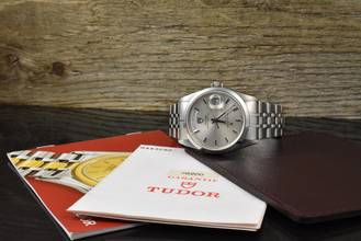 Thumbnail von Tudor Prince Date Day 76200 unpoliert Automatik B&P 2004