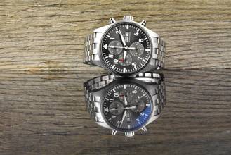 Thumbnail von IWC Pilot's Watch Spitfire Chronograph Pilot Chronograph Grey Dial - Full Set 2019