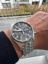 Thumbnail von IWC Pilot's Watch Spitfire Chronograph Pilot Chronograph Grey Dial - Full Set 2019