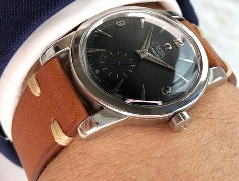  Omega Seamaster Serviced Seamaster Vintage Automatic Automatik Black Restored Dial Bumper 2576 2576 