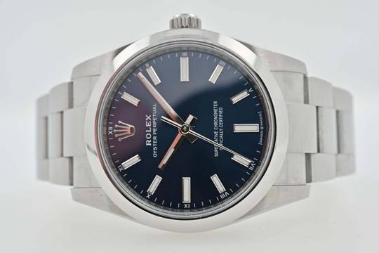  Rolex Oyster Perpetual 34 Automatik 124200 Blue Blau 