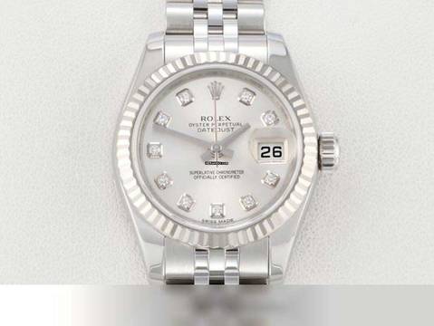  Rolex Lady-Datejust Stahl Weissgold 750 179174 2013 Lc100 Diamanten Automatik Stainless Steel 18kt White Gold Jubilé-band Chronometer Oyster 