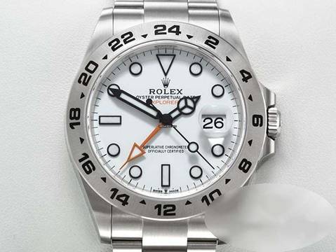  Rolex Explorer II Ungetragen Rolex Explorer II 42 Mm 226570 2025 Edelstahl Automatik Zweite Zeitzone Stainless Steel Oyster-band Chronometer White Dial 