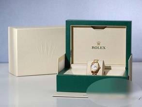 Thumbnail von Rolex Lady-Datejust 179138 2014 Gelbgold 750 Perlmutt Diamanten Automatik 18kt Yellow Gold President-band Oyster Chronometer