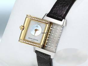 Thumbnail von Jaeger-LeCoultre Reverso Duetto Lady Steel Yellow Gold 750 266.5.44 Diamonds Gold