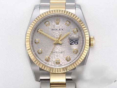  Rolex Datejust 36 36mm 116233 2014 Edelstahl Gelbgold 750 Diamanten Automatik Stainless Steel 18kt Yellow Gold Oyster-band Chronometer 