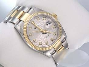 Thumbnail von Rolex Datejust 36 36mm 116233 2014 Edelstahl Gelbgold 750 Diamanten Automatik Stainless Steel 18kt Yellow Gold Oyster-band Chronometer
