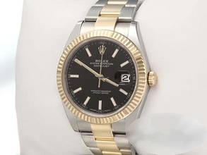 Thumbnail von Rolex Datejust 41 126333 2017 Edelstahl Gelbgold 750 Automatik Stainless Steel 18kt Yellow Gold Chronometer Oyster-band Black Dial