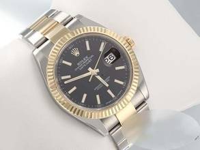 Thumbnail von Rolex Datejust 41 126333 2017 Edelstahl Gelbgold 750 Automatik Stainless Steel 18kt Yellow Gold Chronometer Oyster-band Black Dial