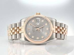 Thumbnail von Rolex Datejust 36 36mm 116231 2018 Stahl Rosegold 750 Diamanten Automatik Stainless Steel 18kt Rose Gold Jubilé-band Chronometer Oyster