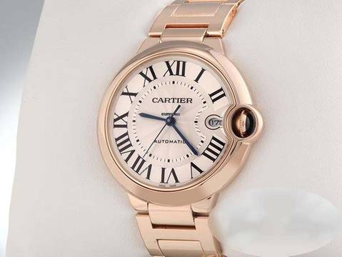  Cartier Ballon Bleu 40mm 2023 Rosegold 750 Wgbb0039 Automatik Gold 