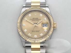 Thumbnail von Rolex Datejust 36 126233 2022 Edelstahl Gelbgold 750 Diamanten Automatik Stahl Stainless Steel 18kt Yellow Gold Oyster-band Chronometer