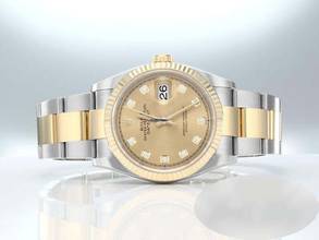 Thumbnail von Rolex Datejust 36 126233 2022 Edelstahl Gelbgold 750 Diamanten Automatik Stahl Stainless Steel 18kt Yellow Gold Oyster-band Chronometer
