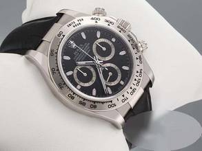 Thumbnail von Rolex Daytona 116519 Weissgold 750 2007 Lc100 Chronograph Leder Automatik Gold