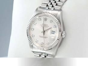 Thumbnail von Rolex Datejust 36 36mm 16234 2000 Stahl Weissgold 750 Diamanten Automatik Stainless Steel 18kt White Gold Jubilé-band Chronometer Oyster