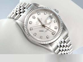 Thumbnail von Rolex Datejust 36 36mm 16234 2000 Stahl Weissgold 750 Diamanten Automatik Stainless Steel 18kt White Gold Jubilé-band Chronometer Oyster