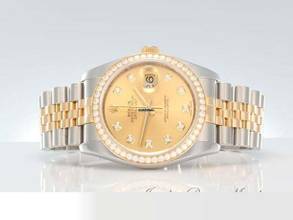 Thumbnail von Rolex Datejust 36 36mm 116243 2014 Stahl Gelbgold 750 Diamanten Automatik Stainless Steel 18kt Yellow Gold Jubilé-band Chronometer Oyster